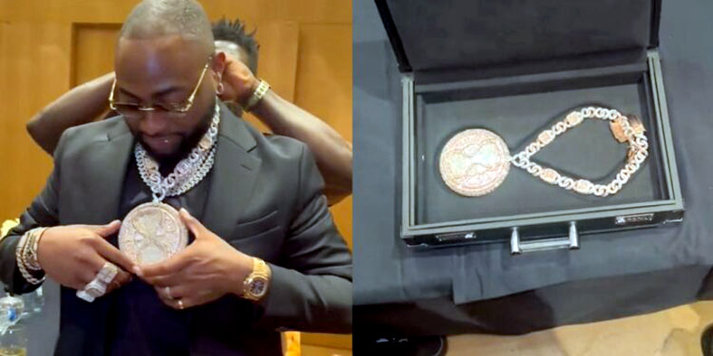 Davido acquires N577m diamond necklace to celebrate ‘Timeless’ album