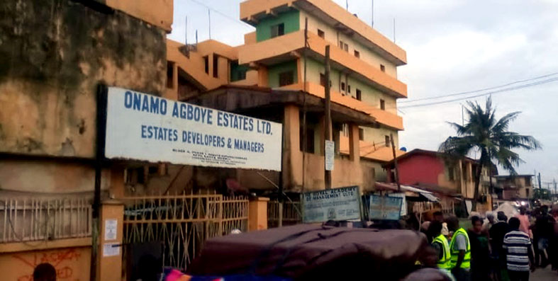 Lagos building with over 500 rooms collapses, two injured