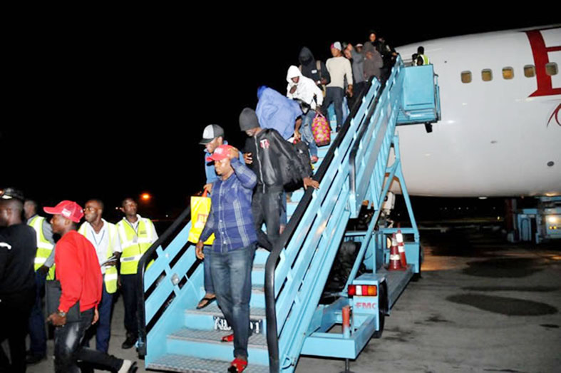 155 stranded Nigerians return from Libya