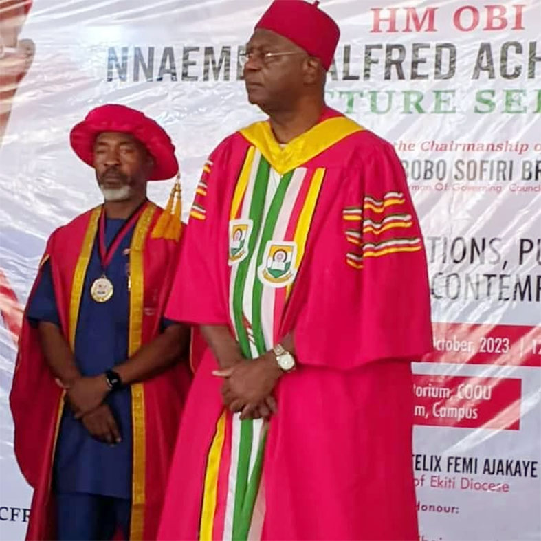 NIPR Inaugurates Nnaemeka Alfred Achebe Lecture Series