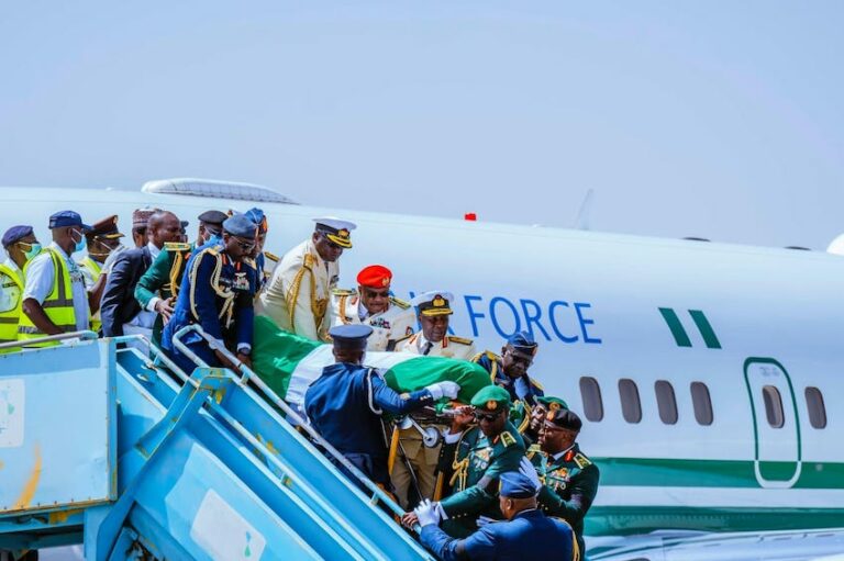 Why Buhari’s Body was Flown in NAF Jet Cabin Rather than Cargo Hold