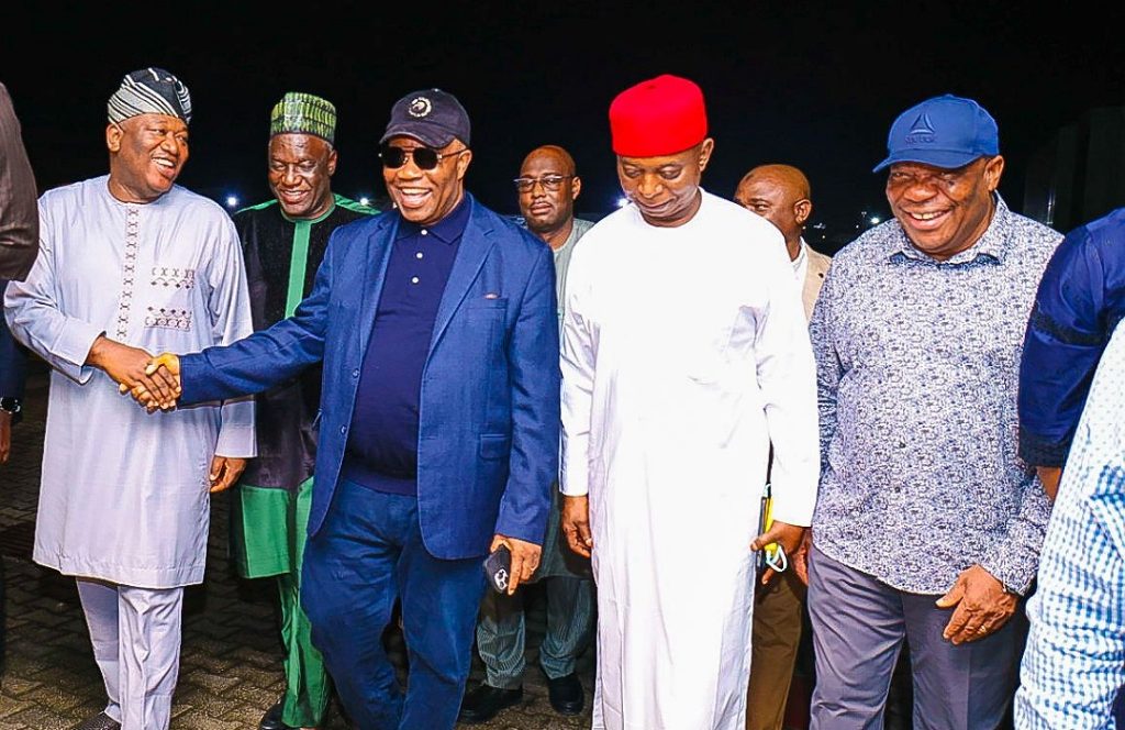 Akpabio Returns from London, Dismisses Ill-Health Rumours