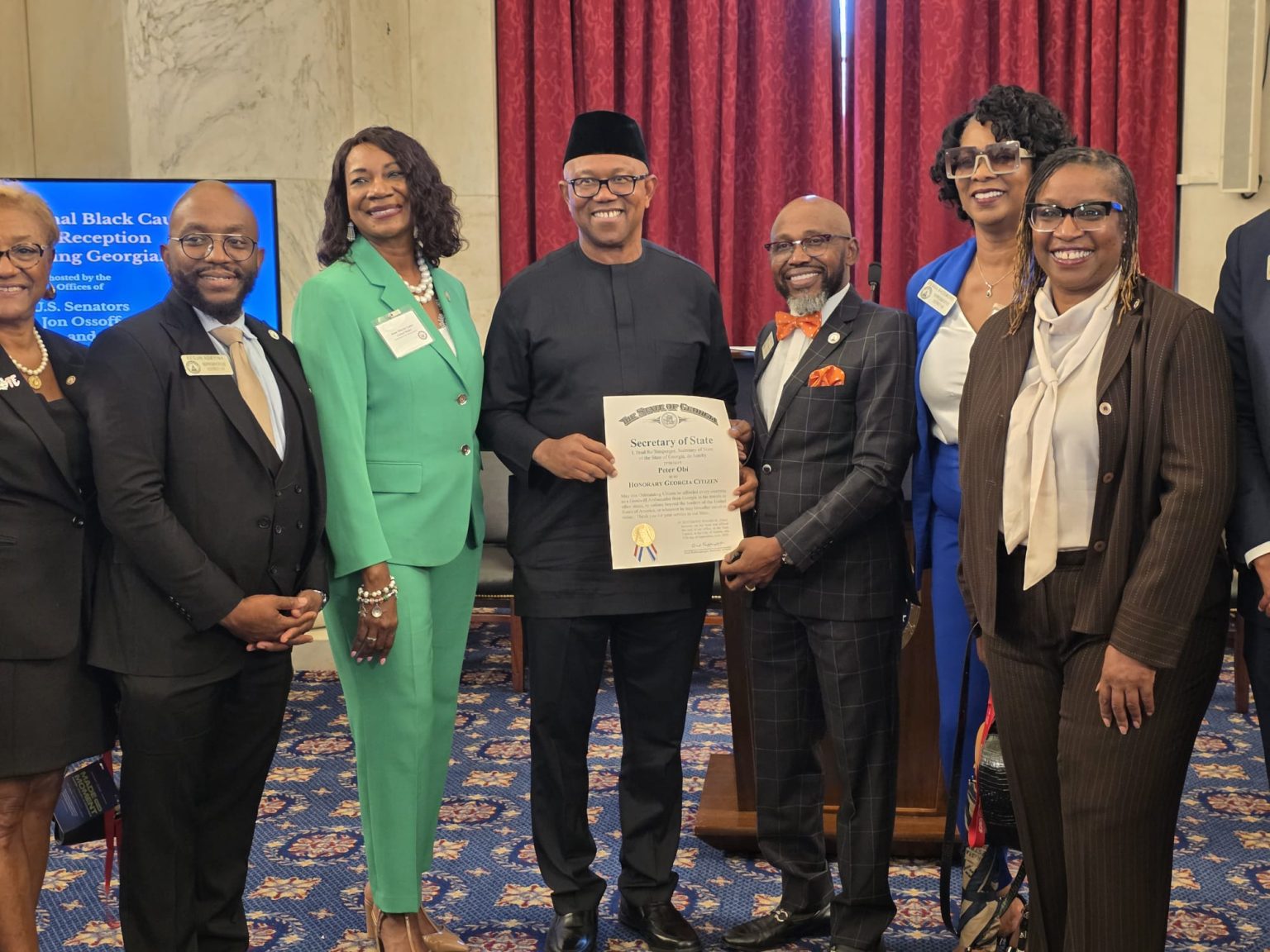 US state Confers Honorary Citizenship on Peter Obi
