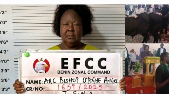 Female Archbishop Nabbed by EFCC for Alleged Naira Mutilation