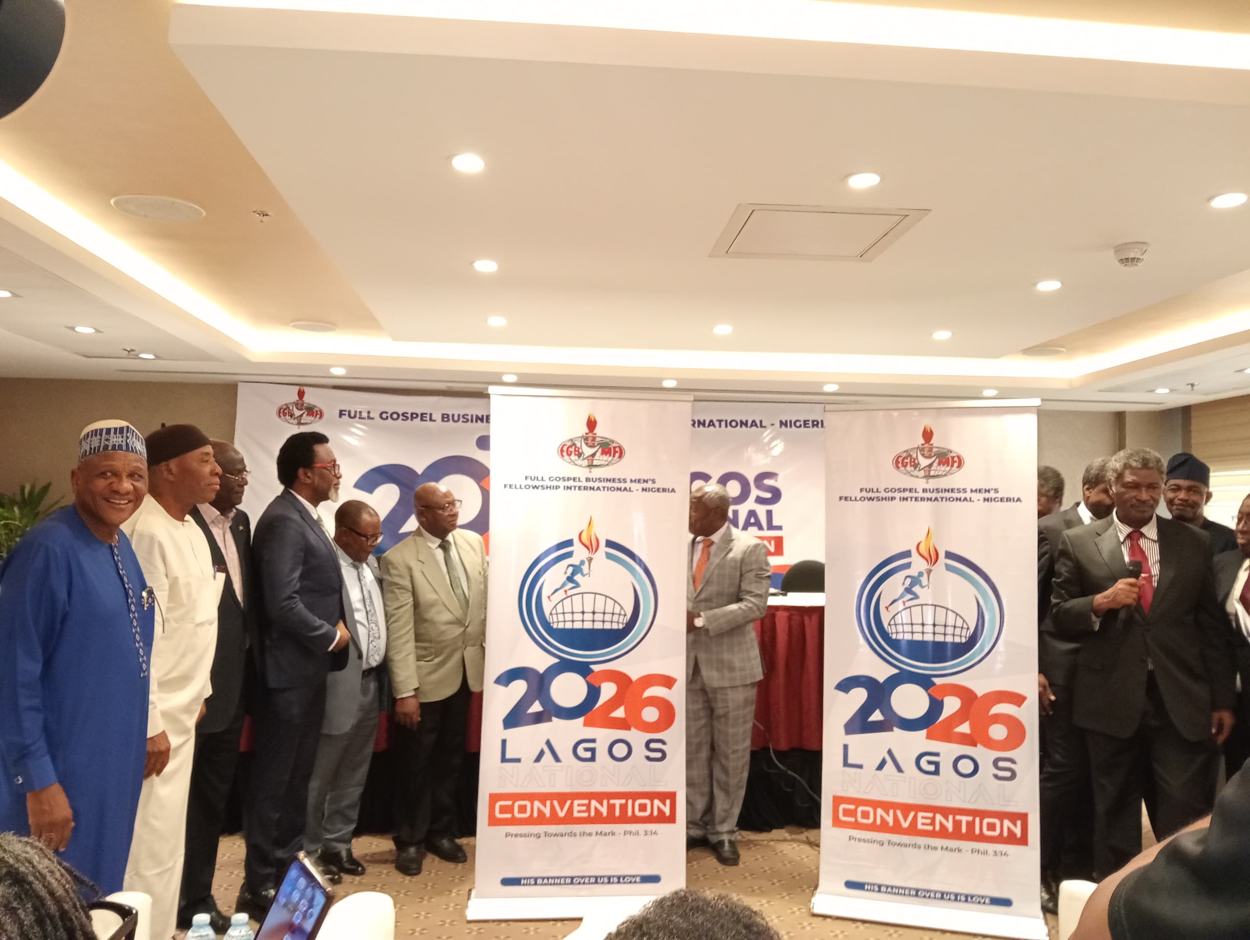 Full Gospel Business Men’s Fellowship Unveils 2026 National Convention Logo in Abuja