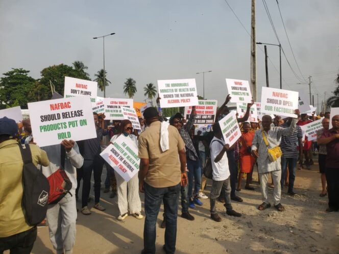 Distillers Barricade NAFDAC Office Over Sachet Alcohol Ban