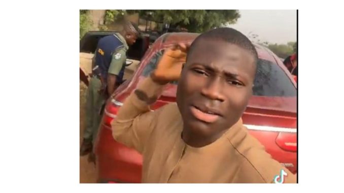 Police Officer Spotted Firing Shots for Tiktok Content
