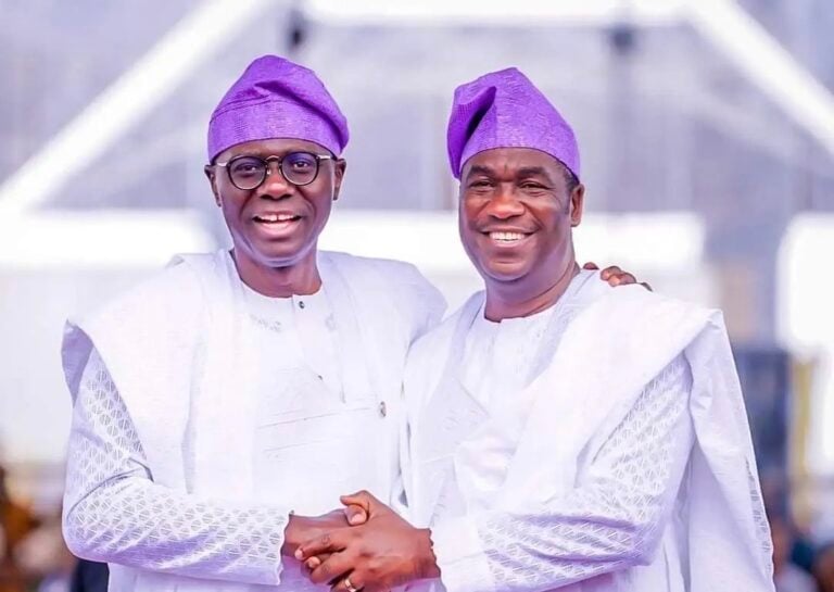 ‘Best Man for the Job’ — Sanwo-Olu Backs Deputy Hamzat’s 2027 Ambition