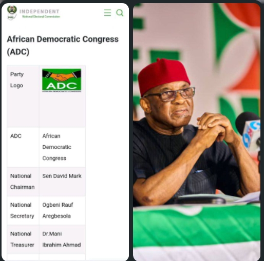 INEC Restores David Mark, Aregbesola as ADC Leaders on Portal