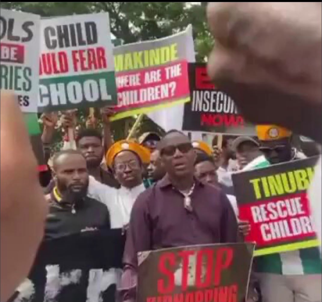 AAC Presidential Candidate Omoyele Sowore Reportedly Collapses as Police Tear-Gas Protesters in Abuja