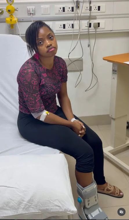 Nollywood Actress Omeche Oko Survives Movie Set Accident, Hospitalised
