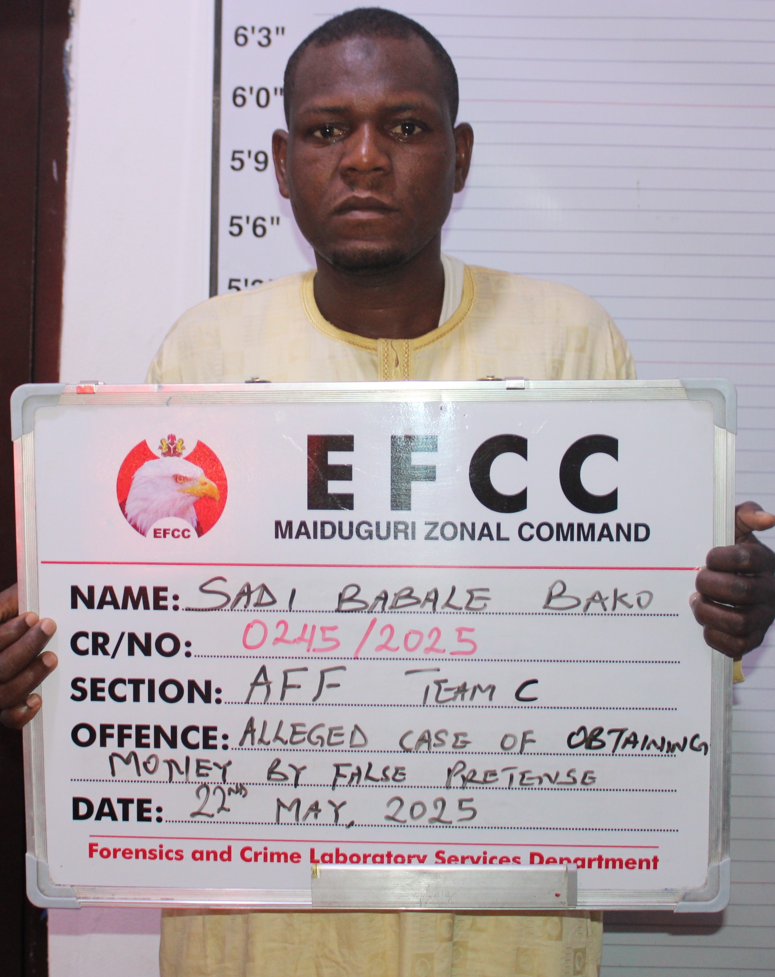 Borno Court Remands Suspect Accused of Diverting ₦19 Million Meant for Land Purchase