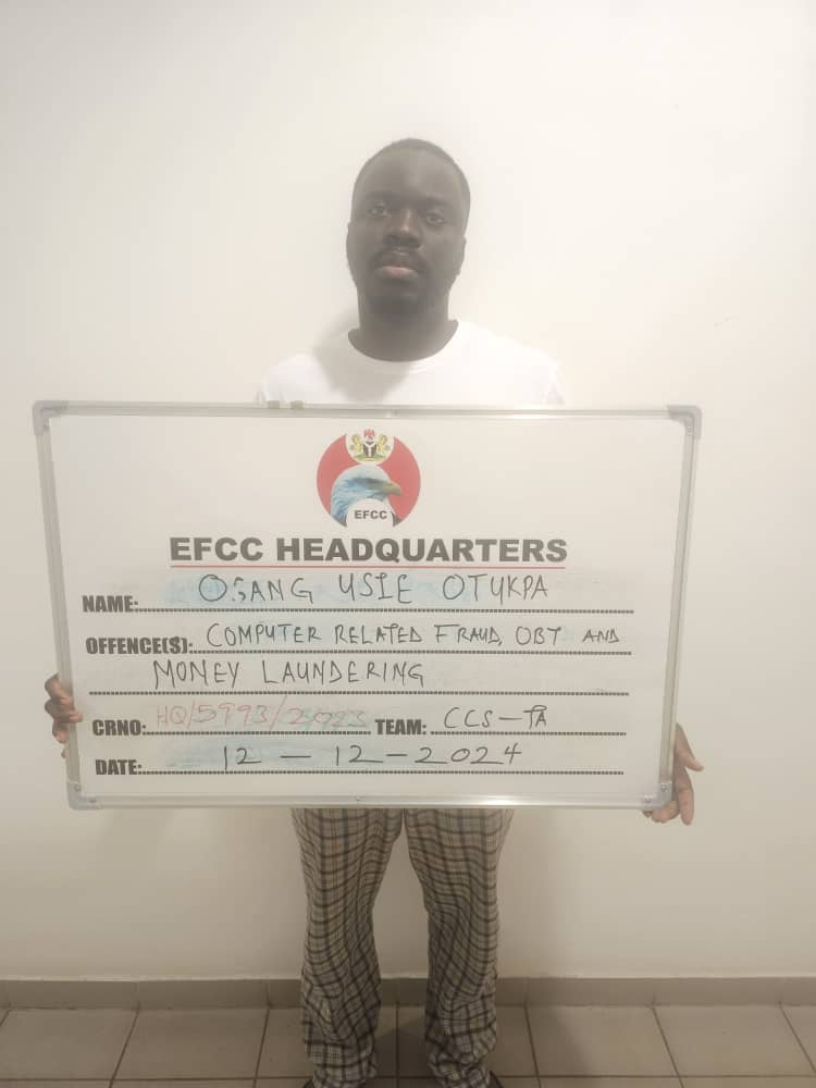 EFCC Arraigns Man Over Alleged Multi-Million Dollar Cryptocurrency Investment Fraud