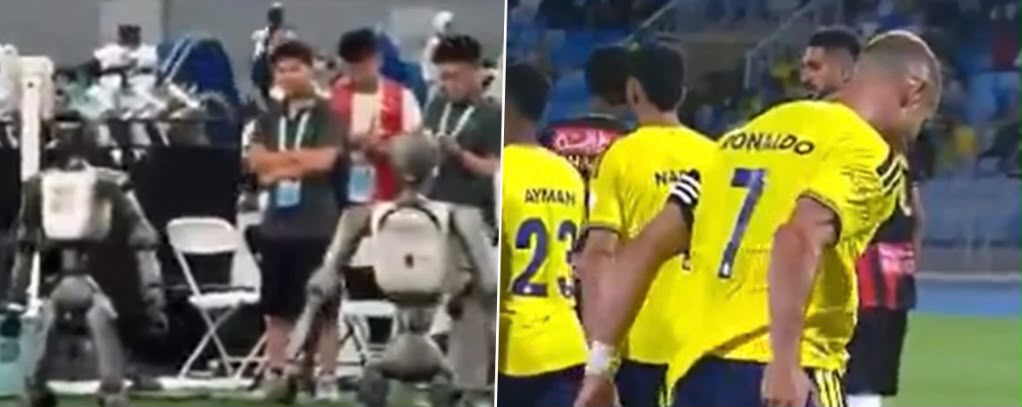 Robot Mimics Ronaldo’s Iconic Move After Record-Breaking Feat