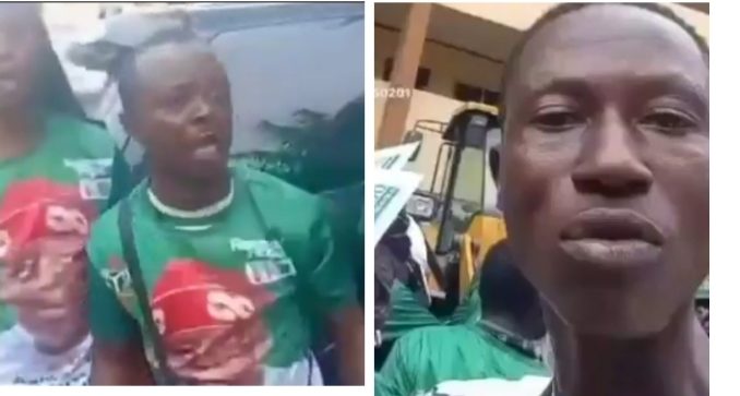 Viral Video Shows APC Campaign Mobilisers Complaining Over ₦1,500 Payment
