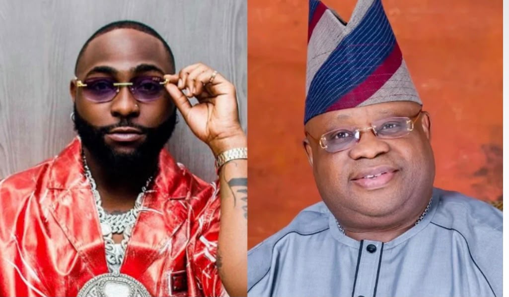 “You Spat on Osun People’s Sacrifice” – Nigerians Drag Gov Adeleke, Davido for Supporting Tinubu