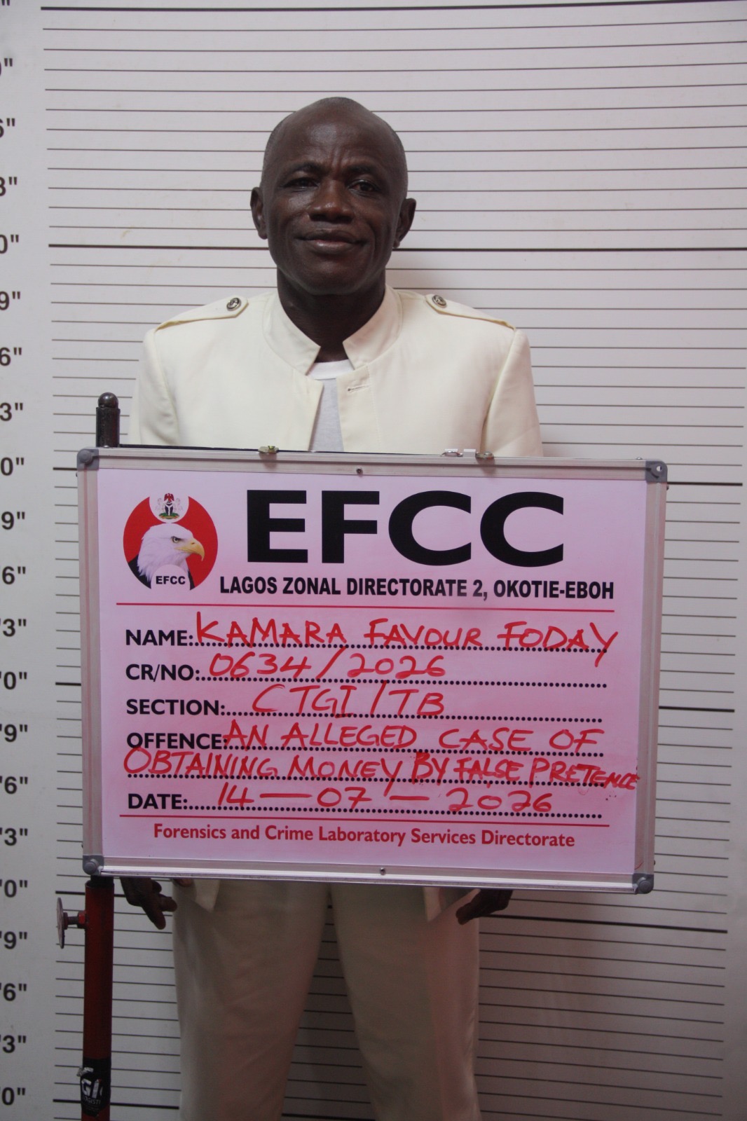 EFCC Arraigns Sierra Leonean Over Alleged $190,324 Property Fraud in Lagos